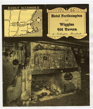 1930&#39;s Hotel Northampton &amp; Wiggins Old Tavern Brochure Massachusetts - £13.77 GBP