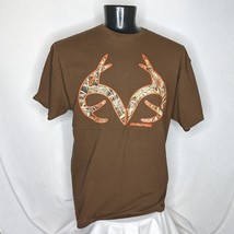 Men&#39;s Shirt Realtree T-shirt for Men Brown 2XL - $9.50