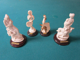 Giussepe Armani Mini Sculpture Figurines Ladies Set Of 4 - £106.83 GBP