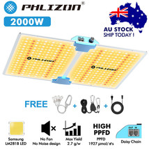 Phlizon PL2000 LED Grow Light Sunlike Full Spectrum Commercial for Indoor Medica - £94.77 GBP