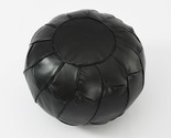C Comftland Unstuffed Pouf Ottoman, Faux Leather Pouf Cover With Storage... - £35.20 GBP