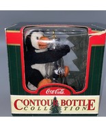 Coca Cola 1998 Coke Contour Bottle Collection Penguin Christmas Ornament... - £5.44 GBP