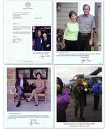 Group of (4) GEORGE W. BUSH 43rd U.S. President COLOR PHOTOS and Letter - $35.99
