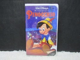 Pinocchio, Walt Disney&#39;s Masterpiece, Clamshell Case, VHS Tape - £3.11 GBP