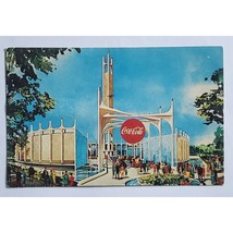 Postcard of 1964-1965 New York Worlds Fair Coca-Cola Pavilion USA Unposted - £5.14 GBP