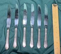 6 Vintage Silver Plate Knives-Oneida Community Paul Revere Pattern ~9 1/2&quot;L - £11.79 GBP