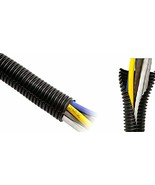 1/4&quot; diameter X 14&#39; ft PROTECTIVE COIL Black Loom Plastic Split cable co... - $25.34 CAD