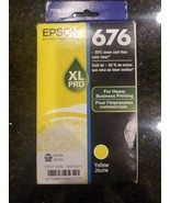 Epson T676XL420 DURABrite Ultra 676 Inkjet Cartridge Yellow Jaune Exp 3/... - £13.10 GBP