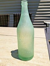 Vintage SUYDAM Bottling Brooklyn NY 1 Pint 11 Ounces  Aqua Green Bottle - £12.50 GBP
