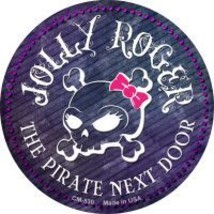 The Pirate Next Door Novelty Circle Coaster Set of 4 - £15.68 GBP