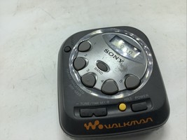 VINTAGE SONY WALKMAN SRF-M35 PORTABLE POCKET AM FM RADIO W/BELT CLIP. TE... - $17.99
