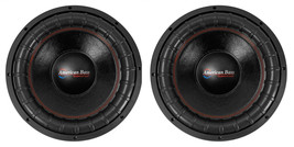 (2) American Bass XFL-1544 2000w 15&quot; Competition Car Subwoofers w/3&quot; Voi... - £667.29 GBP