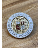 Vintage Teen Age Hospital Volunteer Unsigned Lapel HAt Pin Pinback KG JD - €8,43 EUR