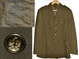 SPAIN EARTH ARMY Vintage Men&#39;s Jacket 48 EU / 38 UK US ER01 T2P - £50.59 GBP