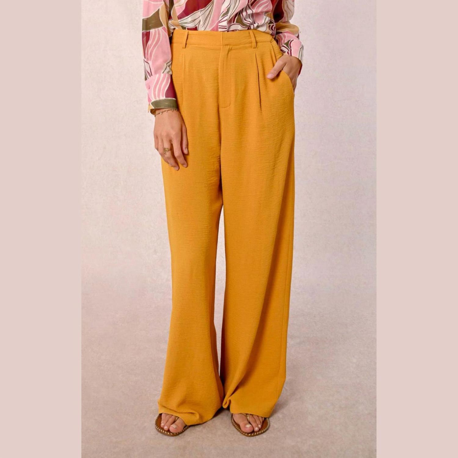 Molly Bracken Mango High Waist Trouser Pants Size S - $51.48