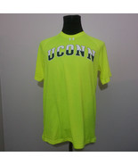 Under Armour Men Size M Loose techno yellow UCONN Tee  New No Tags  Heat... - £18.55 GBP