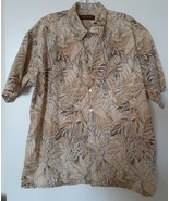 Tori Richard Large Palm Leaves Cotton Lawn Short Sleeve Shirt Hawaii Mul... - £22.35 GBP