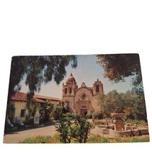 Postcard San Carlos Borromeo Mission Carmel California Chrome Unposted - £5.57 GBP