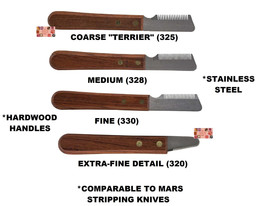 Pro Dog Coat Stripping Knife Hair Stripper Carding Carder Knives*Compare To Mars - £15.97 GBP+
