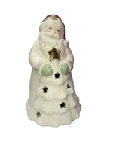 LENOX SEASON SPARKLE COLOR CHANGING SANTA CLAUS FIGURINE - $162.35 MXN