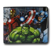 Avengers Assemble Bi-Fold Wallet Black - £19.53 GBP