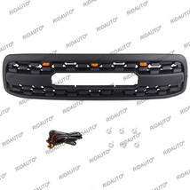 Front Grille Fit For TOYOTA TUNDRA 2000-2002 Black Bumper Grill With LED... - £162.97 GBP