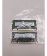 2x Hynix PC2-6400 2GB SODIMM 800 MHz PC2-6400 DDR2 Memory (HYMP125S64CP8... - $23.77 CAD