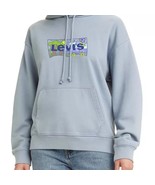 Levi&#39;s Logo Print Kangaroo Pocket Long Sleeve Hoodie Sweatshirt Size XS ... - £23.79 GBP