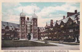 University of Pennsylvania Philadelphia PA Courtyard Postcard C53 - £2.35 GBP