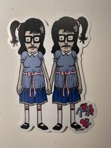 Bobs Burgers Tina Belcher  The Shining Twins  parody die cut vinyl stickers fun - £3.13 GBP