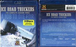Ice Road Truckers Season Three 3 BLU-RAY 3 Discs A&amp;E Video New Sealed - £10.35 GBP