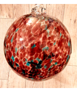 Hanging Glass Ball 6&quot; Diameter Purple &amp; Aqua Witch Ball (1) 19HB6 - $459.46 MXN