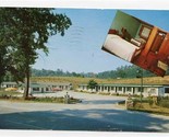 Walker&#39;s Motel Postcard US 19 West of Cherokee North Carolina 1956 - $11.88