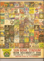 2008 Sun Bowl Game Program Oregon State Pittsburgh - £63.63 GBP