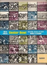 1979 Senior Bowl Game Program 30th annual - £63.95 GBP