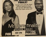Mr Personality Tv Guide Print Ad Reality Show TPA5 - £4.66 GBP