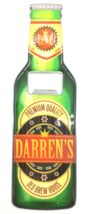 Darren&#39;s Darren Gift Idea Fathers Day Personalised Magnetic Bottle Opener ⭐⭐⭐⭐⭐ - £5.90 GBP
