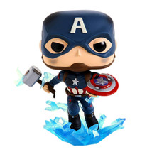 Avengers 4 Endgame Captain America with Mjolnir Pop! Vinyl - $31.61