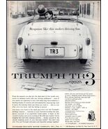 1957 Triumph TR3 Automobile Car PRINT AD &quot;A&quot; BX4 - $6.64