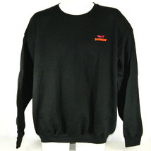 DUNKIN&#39; DONUTS America Runs Employee Uniform Sweatshirt Black Size L Lar... - £26.30 GBP