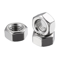 304 Stainless Steel Hex Nuts, Size 8#32, Pack of 50 Pieces - $208.29 MXN