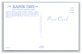 Kapok Tree Inn Clearwater Florida Tropical Garden Dinning Postcard Unposted - £3.85 GBP