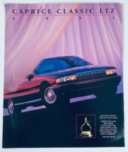 1991 Chevrolet Caprice Classic Ltz Dealer Showroom Sales Brochure Guide Catalog - $9.45