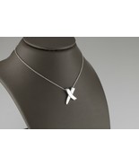 Tiffany &amp; Co. Sterling Silver Paloma Picasso &quot;X&quot; Kiss Pendant Necklace C... - $6,418.20 MXN