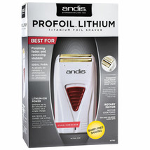 Andis Profoil Lithium Titanium Foil Shaver Cord Cordless #17150 Hypo-Allergenic - £56.31 GBP