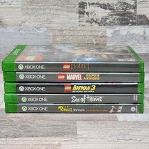 Xbox One Lot of 5 Videogames Hobbit, Batman 3, Rabbids, Sea Of Thieves, Marvel - £27.59 GBP