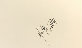 MICKEY GILLEY AUTOGRAPHED Hand SIGNED 3x5 INDEX CARD w/COA COUNTRY MUSIC - £10.97 GBP