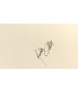 MICKEY GILLEY AUTOGRAPHED Hand SIGNED 3x5 INDEX CARD w/COA COUNTRY MUSIC - $263.67 MXN