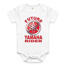 Rare New Future Yamaha Rider Driver Auto Baby Funny 12-18 Months Onesie Romper - £15.67 GBP