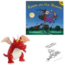 Room on The Broom Book by Julia Donaldson, Dragon Stuffed Animal Plush, and Acti - £27.67 GBP